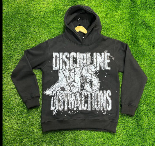 DISCIPLINE VS DISTRACTIONS “SILENCE THE CRITICS” HOODIE