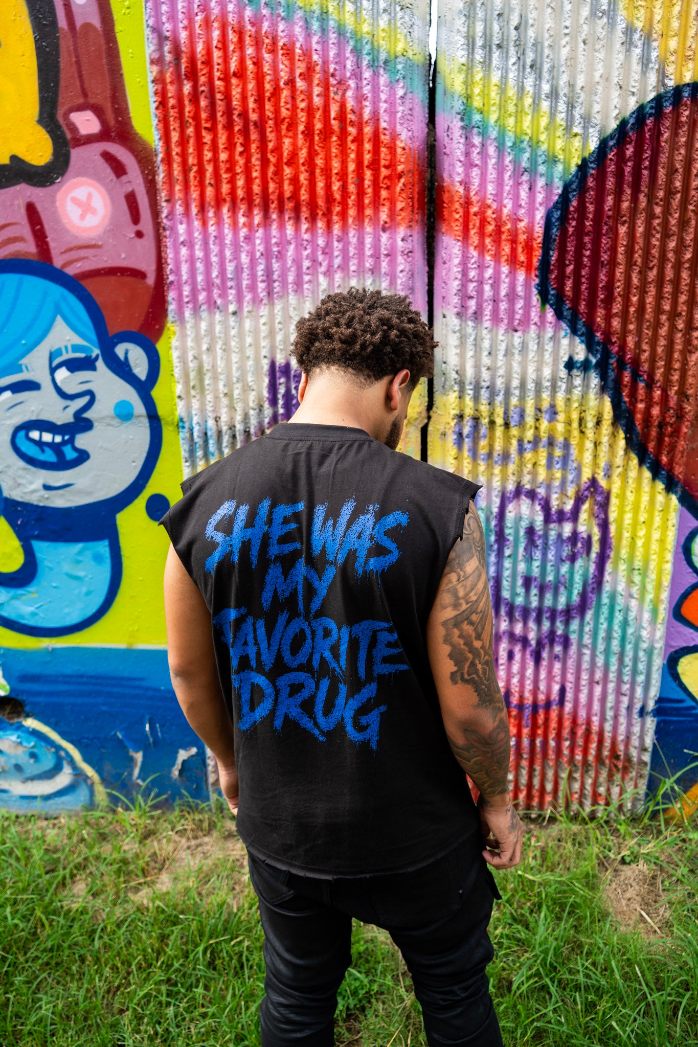“She Was My Favorite Drug”  SLEEVELESS TEE